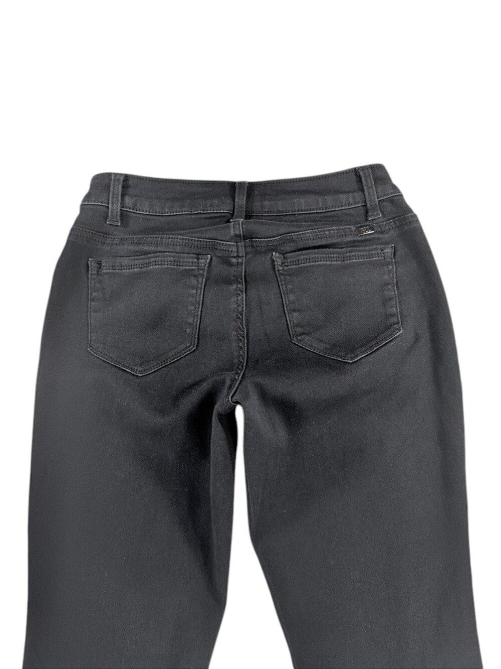 1822 Denim Black Skinny Stretch Jeans Women Size 4 Mid Rise Classic - Picture 6 of 13